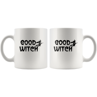 Good Witch Funny Halloween White Coffee Mug