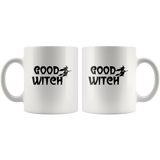 Good Witch Funny Halloween White Coffee Mug