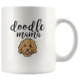 Doodle mama cute dog mother's day gift white coffee mug