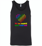 We the people mean everyone lgbt gay pride - Canvas Unisex Tank