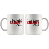 Best Freakin' Grammy Ever Plaid White Coffee Mug