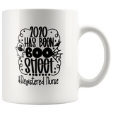 2020 Has Been Boo Sheet Registered Nurse Halloween Gift White Coffee Mug