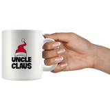 Uncle Claus Santa Hat Christmas Xmas White Coffee Mug
