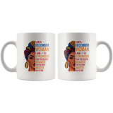 December woman I am Stronger, braver, smarter than you think, birthday gift white coffee mugs
