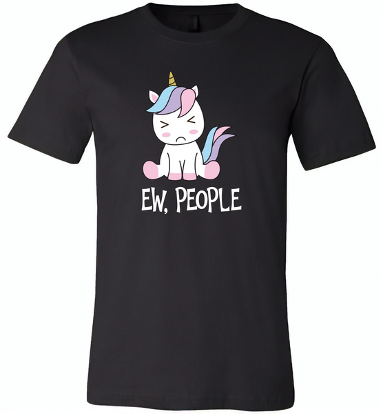 Ew people unicorn - Canvas Unisex USA Shirt