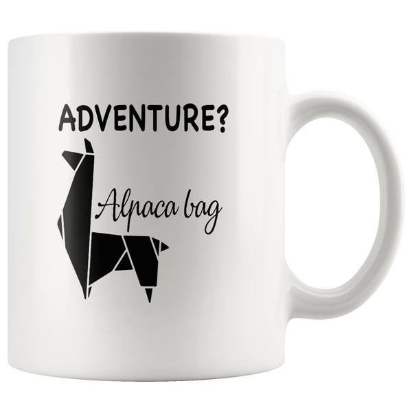 Adventure Algaca Bag White Coffee Mug