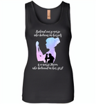 Behind Every Nurse Believes In Herself Is A Nurse Mom Who Believed In Her First Mother's Day Gift - Womens Jersey Tank
