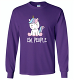 Ew people unicorn - Gildan Long Sleeve T-Shirt