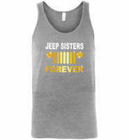 Jeep sisters forever tee, girls love jeep - Canvas Unisex Tank