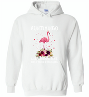 Auntimingo like normal aunt but more fabulous flamingo version - Gildan Heavy Blend Hoodie
