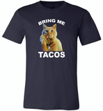 The cat bring me tacos goose - Canvas Unisex USA Shirt