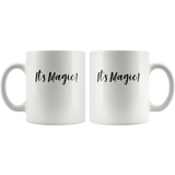 It's magic white coffee mug