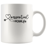 Nurse Essential CNA Life #essential #CNAlife White Coffee Mug