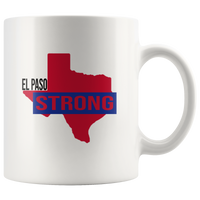 El Paso Strong Texas Design White Coffee Mug