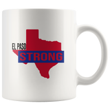 El Paso Strong Texas Design White Coffee Mug