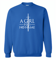 A girl has no name design - Gildan Crewneck Sweatshirt
