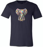 Baby elephant autism awareness - Canvas Unisex USA Shirt