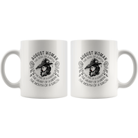 August Woman The Soul Of A Witch The Fire Lioness The Heart Hippie The Mouth Sailor white gift coffee mug