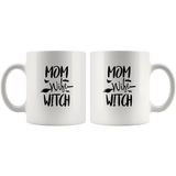 Mom Wife Witch Funny Halloween Gift White Coffee Mug