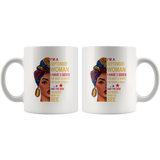 September woman three sides quiet, sweet, funny, crazy, birthday black gift coffee mugs