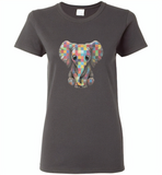 Baby elephant autism awareness - Gildan Ladies Short Sleeve