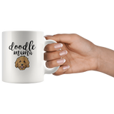 Doodle mama cute dog mother's day gift white coffee mug