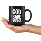 God Save America Kanye Black Coffee Mug