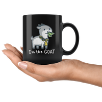 I'm the Goat black gift coffee mug