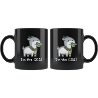 I'm the Goat black gift coffee mug