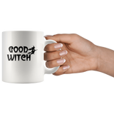 Good Witch Funny Halloween White Coffee Mug