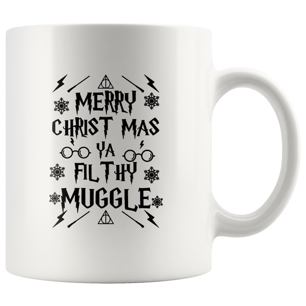 Harry Merry Christmas Ya Filthy Muggle Potter Xmas White Coffee Mug