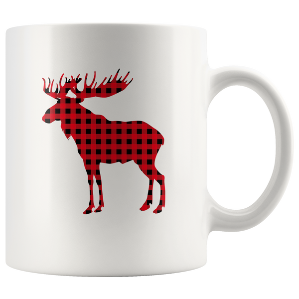 Plaid Reindeer (Mug)