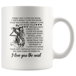 When I Say I Love You The Most Jack Valentine Day Gift Sally Whtie Coffee Mug