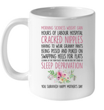 Morning Sickness Weight Gain Hours Of Labour Hospital Mothers Day Gift White Coffee Mug