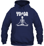 Yoga Skeleton Tee Shirt Hoodie