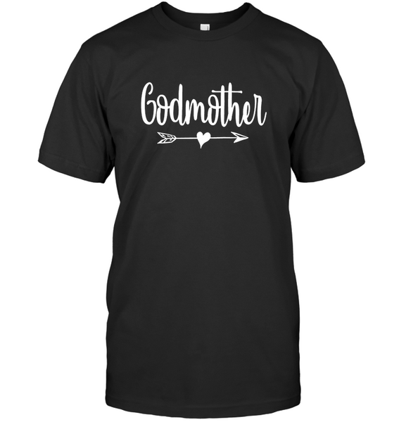 Godmother Arrow Heart Mothers Day Gift T Shirt