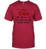 I Am A CNA Because It’s What My Soul Says To Be Nurse Red Plaid T Shirts