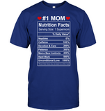 Mom Nutrition Facts Supermom Hard Word Unconditional Love Mothers Day Gift T Shirts