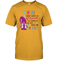 A Mimi Cannot Survive On Self Quarantine Alone She Also Needs Her Grandkids Gnome Quarantine Mom Mothers Day Gift T Shirt
