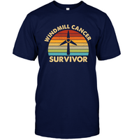 Windmill Cancer Survivor Vintage T Shirts