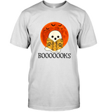 Booooks Boo Reading Book Halloween Gift Tee Shirt Hoodie