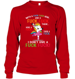 With A Fuck Fuck Here And A Fuck Fuck There I Don’t Give A Fuck Fuck Ballet Unicorn Tee Shirt Hoodies