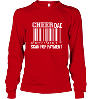 Cheer Dad Scan For Payment Father's Day Gift Tee Shirt Hoodie