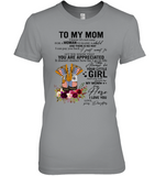 Veteran To My Mom I Know It's Not Easy For A Woman To Raise A Child Daughter Gift For Mothers Day T Shirts