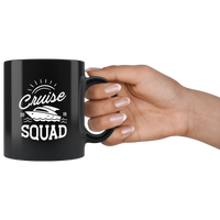 Cruise squad 2019 black coffee mug