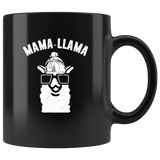 Mama Llama Mother's Day Gift Tee Apparel Awesome Alpaca No Prob Black Coffee Mug