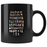 Harry All Characters Potter Black coffee mug