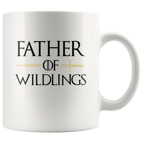 Dad Father of wildings father's day gift white coffee mug
