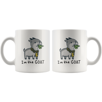 I'm the Goat white gift coffee mug