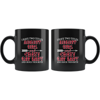 I have two titles august girl and crazy cat lady rock them both birthday black coffee mug